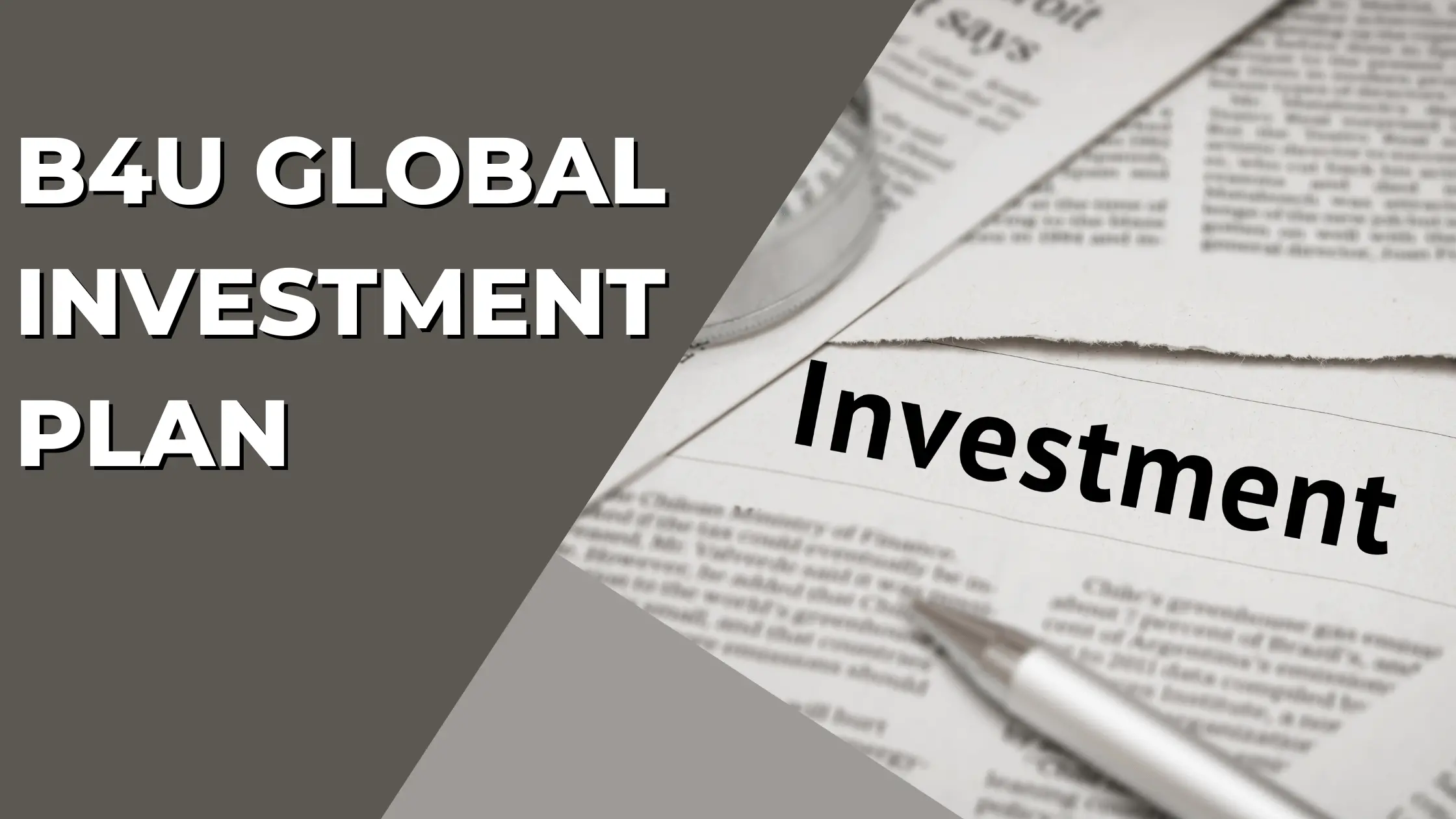 B4U Global Investment Plan